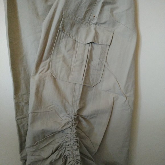 Vintage Rare Pocket Drawstring Adjustable Waist & Sides Fun Fashion Sexy Skirt - Picture 4 of 15